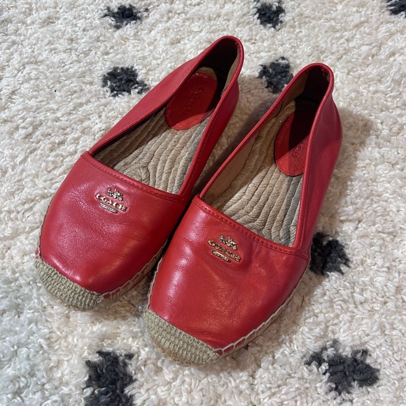 Coach Leather Flats | Women’s Size 8.5 - Picture 1 of 10